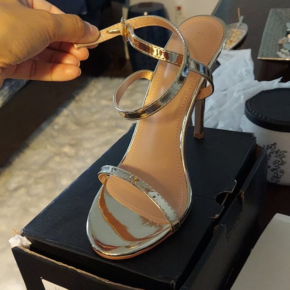 Gold heels